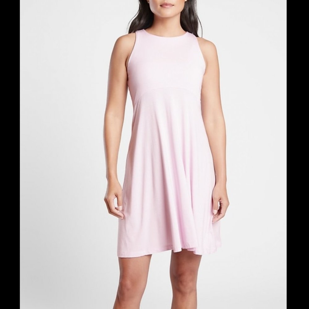 ATHLETA LILAC SLEEVELESS SANTORINI THERA DRESS
